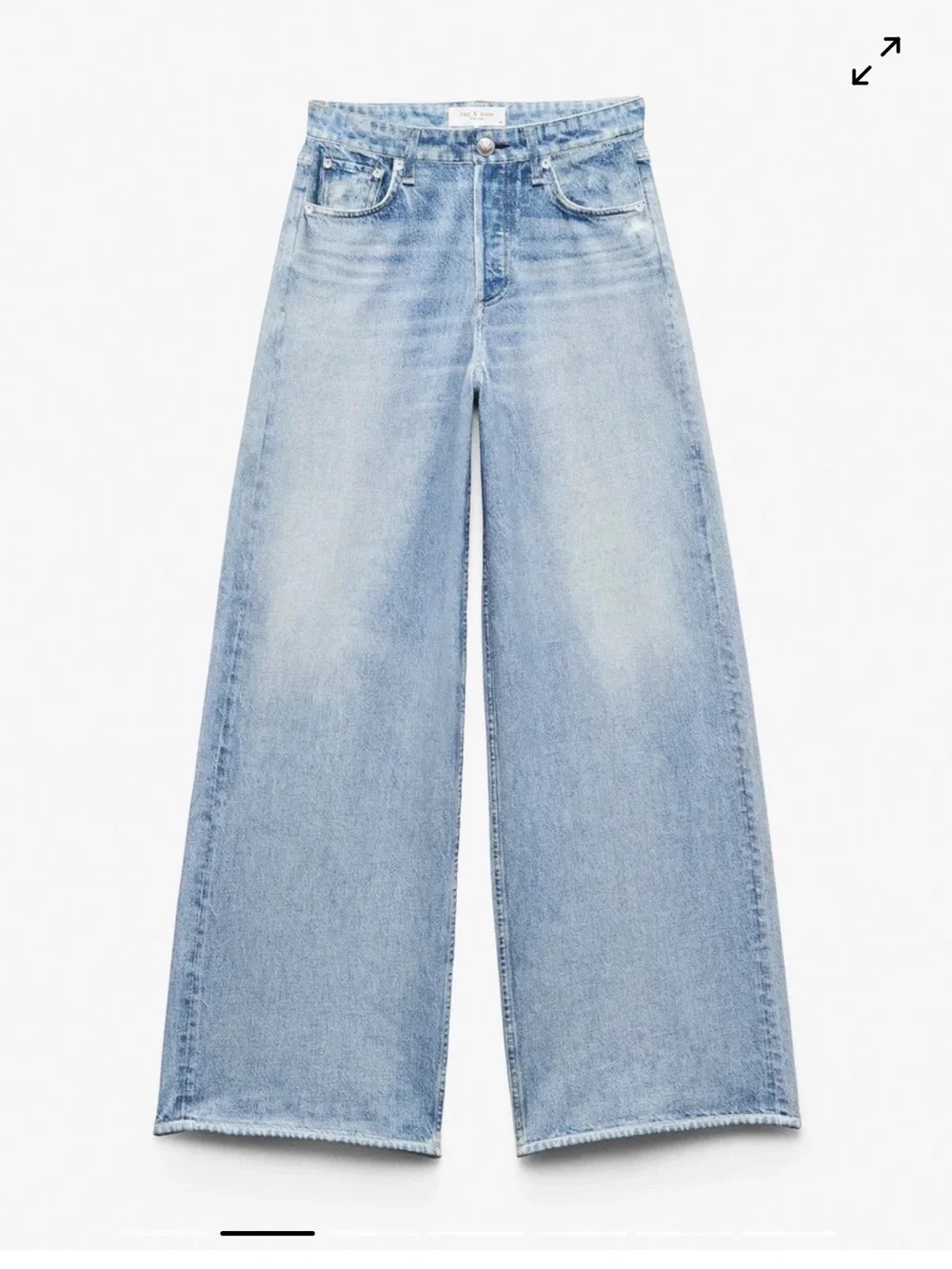 Rag & Bone NWT Viral Miramar Terry High Rise Sofie Sweatpant Jeans in Raily, 25